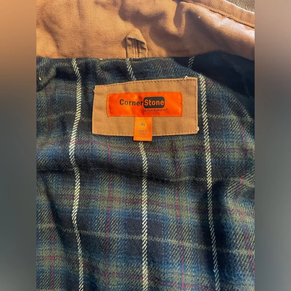 85 NWOT - Corner Stone by Port Authority Duck Cloth XL Jacket